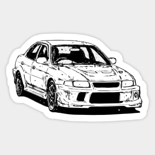 Ichijo's Mitsubishi Lancer Evolution 2 [ Initial D ] Sticker